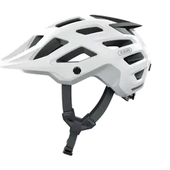 Cyklistická přilba Abus Moventor 2.0 MTB přilba Shiny White vel. M (54-58 cm)