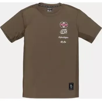 Cyklistické oblečení Troy Lee Designs Skyline Ride Tee pánský dres krátký rukáv Worldwide Caper vel. S