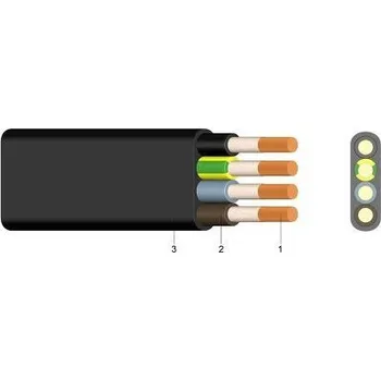 elektrický kabel NGFLGöu-J 4x1,5 plochý Allkabel s.r.o. 01-42-005-10415