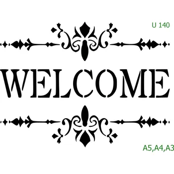 Šablona U 140 - A4 , Nelepící folie