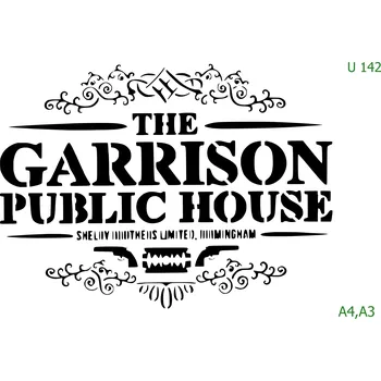 Šablona U 142 - A4 , Nelepící folie