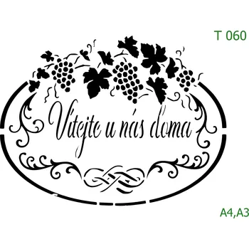 Šablona T 060 - A4 , Nelepící folie