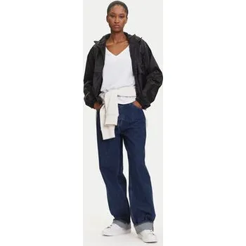 Pánské oblečení Tommy Jeans Větrovka Jacquard DW0DW20952 Černá Relaxed Fit XXS