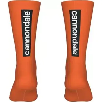 Pánská móda Cannondale CFR Replica 2025 cyklistické ponožky oranžová vel. M