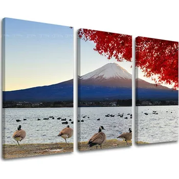 Obraz 3dílná nástěnná malba KRAJINY KR004E30