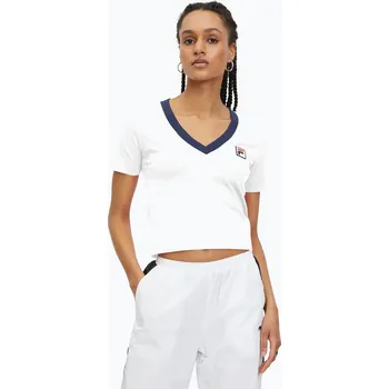 Dámské tričko Dámské tričko FILA Ludhiana bright white