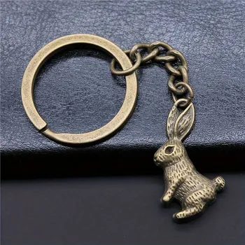 Přívěsek na klíče králíček