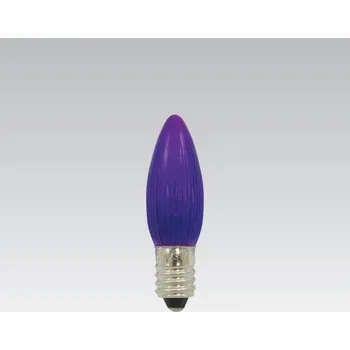 Svíčka Vánoč.žár. SVÍČKA modr 20V/3W E10 31-14-804-83616