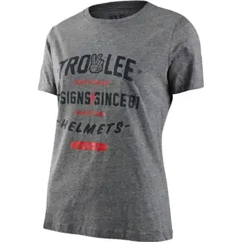 Dámské tričko Troy Lee Designs Roll Out dámské triko krátký rukáv Deep Heather vel. S
