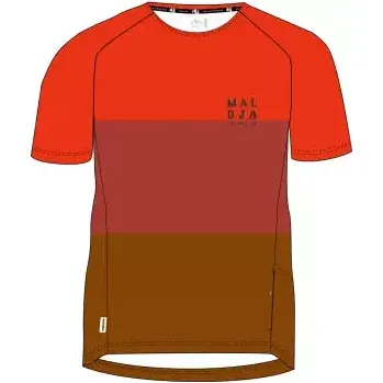 Pánské tričko Maloja BarettiM. Multi pánské triko krátký rukáv amber multi vel. M