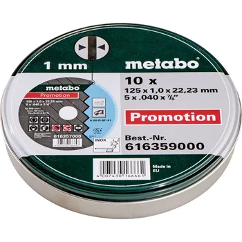 Řezný kotouč Metabo 616359000 10 ks 125 mm