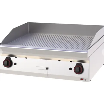 Kuchyňský gril RM GASTRO Grilovací deska rýhovaná chromovaná FTRC 70/08 G RedFox