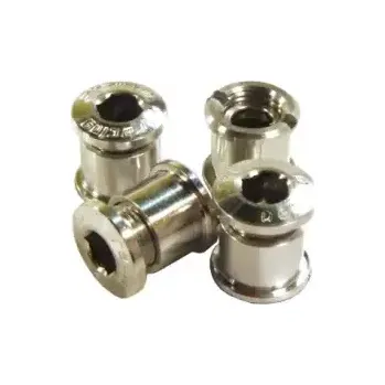 Převodník na kolo Shaman Racing šrouby do převodníků 8 mm bílé