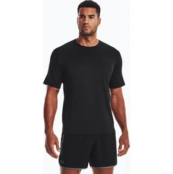 Pánské tričko Under Armour Tech Vent SS pánské tréninkové tričko černé 1376791