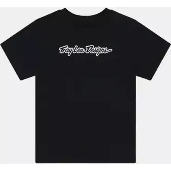 Dámské tričko Troy Lee Designs Signature dámské triko krátký rukáv Black vel. L