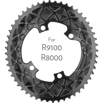 Převodník na kolo Absolute Black OVAL road 2X 110/4BCD 52z. pro 9100/8000 černý