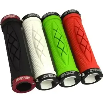 grip Sting ST-909 gripy bílé/černé koncovky