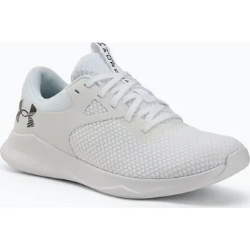 Dámské tenisky Dámské sportovní boty Under Armour W Charged Aurora 2 white/white/metallic warm silver