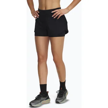Dámské oblečení Dámské běžecké šortky Under Armour Launch Pro 3" 2IN1 black / reflective