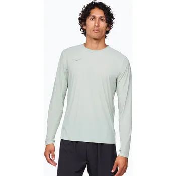 Pánská móda Pánské běžecké tričko Longsleeve HOKA Airolite Run aloe vera
