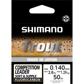 Shimano Fluorocarbon Line Trout Competition Fluoro 50 m - 0,14 mm 1,29 kg