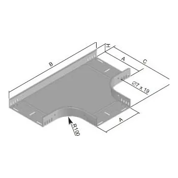 kabelová chránička MARS T-kus NT 100x125 (5127) S KOPOS - KOLIN a.s. 41-08-270-85127