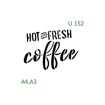 Šablona U 152 - A3 , Nelepící folie