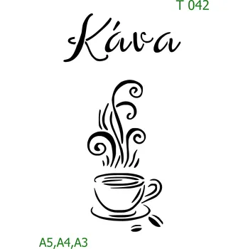Šablona T 042 - A4 , Nelepící folie
