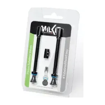 Duše na kolo milKit bezdušové ventilky 75 mm černá