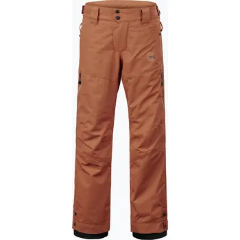 Snowboardové kalhoty Dětské lyžařské kalhoty Picture Time 10/10 oranžové KPT038