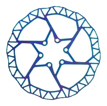 Brzdový kotouč KCNC Razor brzdový kotouč 6 děr oilslick 140 mm