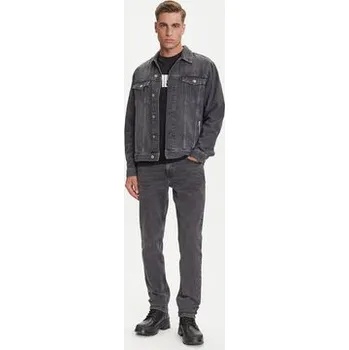 Pánská casual bunda Karl Lagerfeld Jeans Jeansová bunda A3M14062 Šedá Regular Fit M