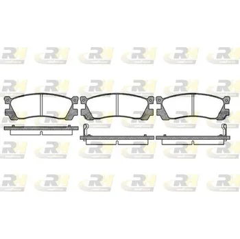 Brzdová destička Klocki hamulcowe Mazda Xedos 6, 2248.02