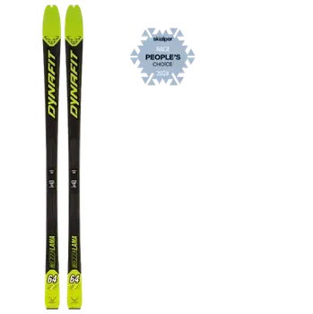 Sjezdové lyže Dynafit Mezzalama skialpové lyže Black/Yellow 162 cm