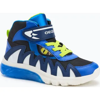 Dětská móda Dětské boty Geox Ciberdron navy/lime green
