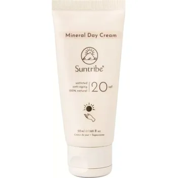Pleťový krém Suntribe Přírodní minerální denní krém SPF 20 – bílá, 50 ml