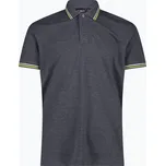 Pánská polo tričko CMP 34D5987 black/blue