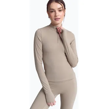 Dámské tričko Longsleeve JOYINME Motion LS 1/4 Zip sage