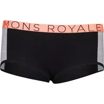 Pánské tričko Mons Royale SYLVIA BOYLEG merino kalhotky black/grey marl vel. XS