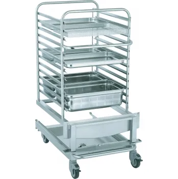 Paletový vozík Retigo Zavážecí vozík s 9 zásuvy (rozteč 85 mm) - VO021