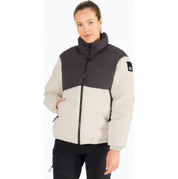 Jack Wolfskin dámská péřová bunda Alex Down černo-béžová 1206921