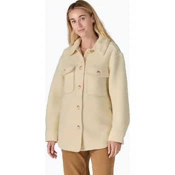 Dámská móda Dámská bunda Patagonia Retro Pile Shacket natural
