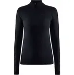 Craft CORE Dry Active Comfort Zip dámské triko dlouhý rukáv černá vel. L