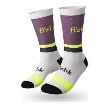 Pánské ponožky Fizik Team Edition cyklistické ponožky Lilac/White vel. S (35-39)