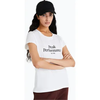 Dámské tričko Dámské trekové tričko Peak Performance Original Tee white G77700320