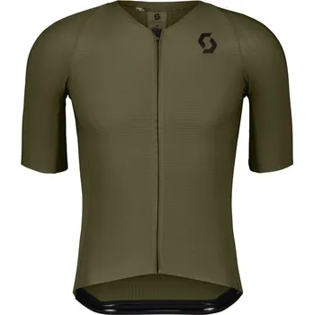 cyklistický dres SCOTT Pánský cyklistický dres Jersey Ultd léto Olivová XL Pánské