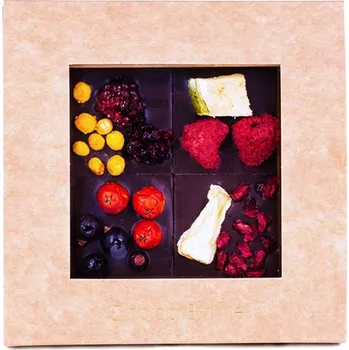 Čokoláda Choco Bonté Hořká čokoláda s ovocem - 4 čtverečky