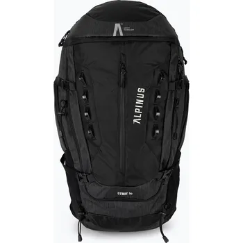 turistický batoh Alpinus Otway 50 l trekingový batoh černý