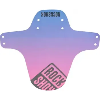 Blatník na kolo Rock Shox AM Fender přední blatník Blue Pink Fade / Black Logo
