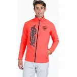 Pánská mikina Rossignol New Hero Classique Clim neon red